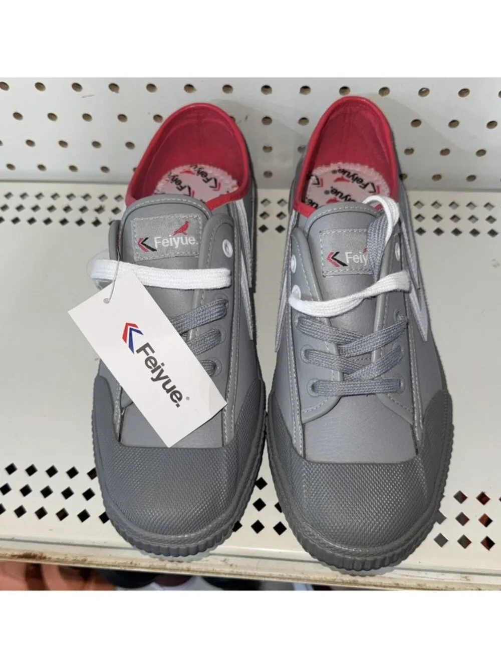 Feiyue X Staple 1920 Pigeon Mens Leather Athletic Shoes Sneakers Size 10 Gray